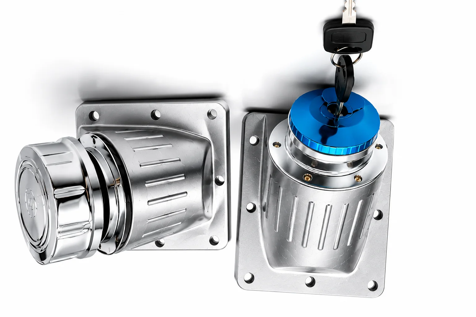 Locking External Fuel Tank Caps